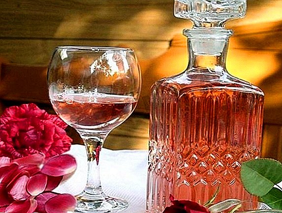 Aromata, ex vino rosa petalis: recipe domi