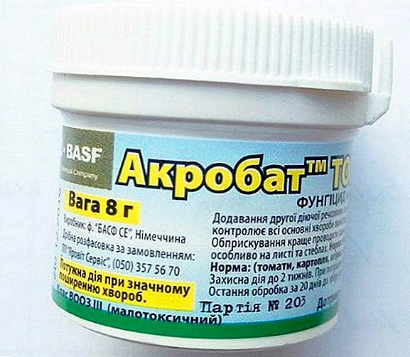 Kombinovani fungicid "Acrobat TOP": uputstva za upotrebu