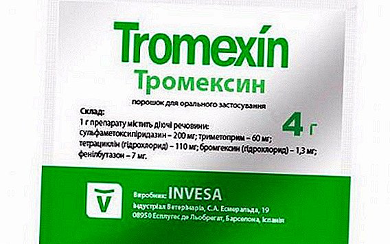 "Tromeksin": carane nggunakake tamba kanggo terwelu
