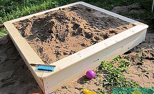 باغ میں بچوں کا سینڈ باکس: بچوں کے لئے ٹھنڈی جگہ بنانا