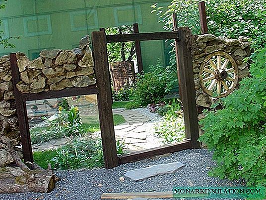 Akrilni ogledalo u dizajnu vrta: pravila popravljanja i greške u postavljanju