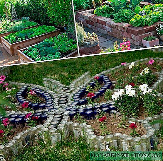 Camas de xardín no deseño do xardín: deseño do seu xardín